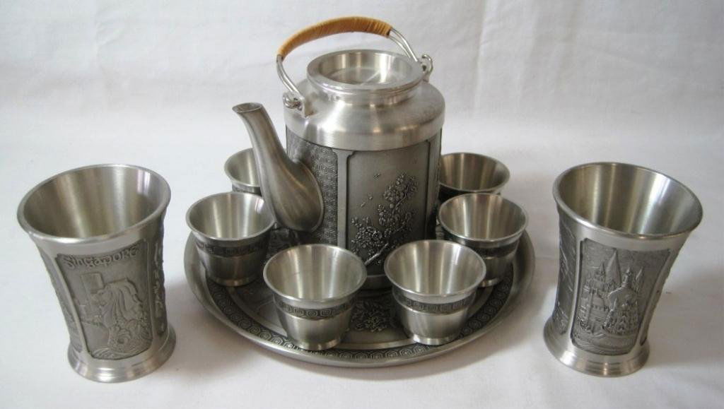 ROYAL SELANGOR PEWTER TEA SET