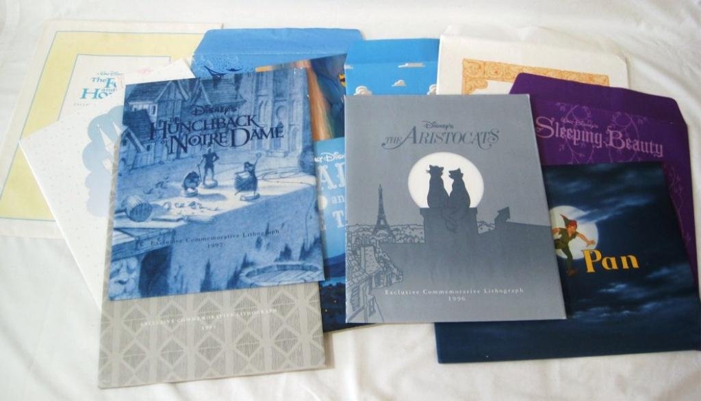 (13) DISNEY LITHOGRAPHS: Cinderella, Toy Story, Lady and the Tramp, The Lion King, & more.
