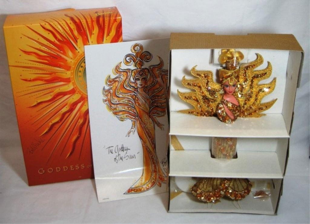 BOB MACKIE GODDESS OF THE SUN BARBIE - 1995: With original box.
