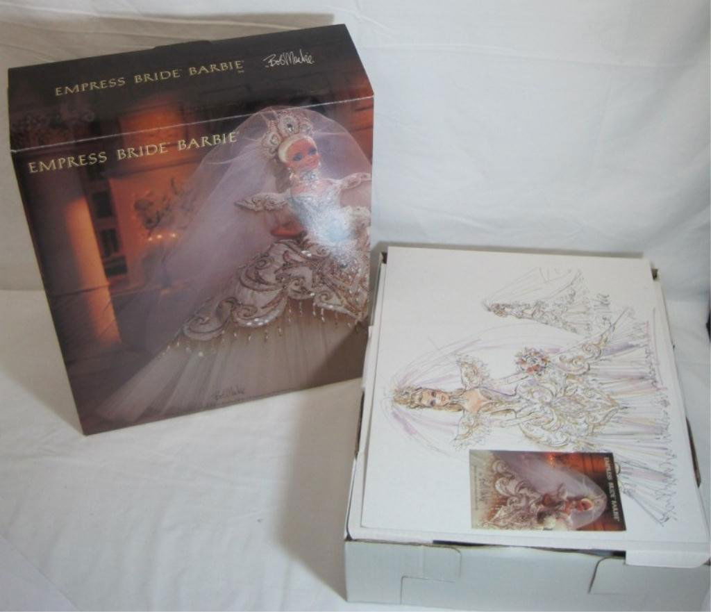 BOB MACKIE EMPRESS BRIDE BARBIE - 1992: With original box. Limited Edition #4247