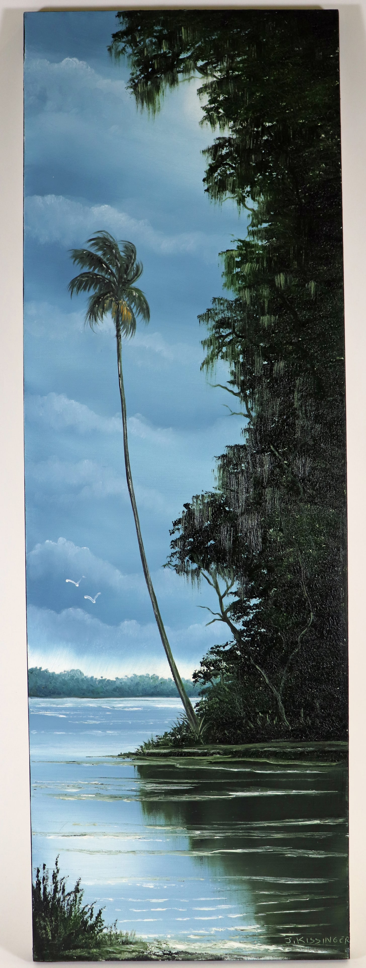 J. KISSINGER FLORIDA RAINSTORM PAINTING (1 of 4)