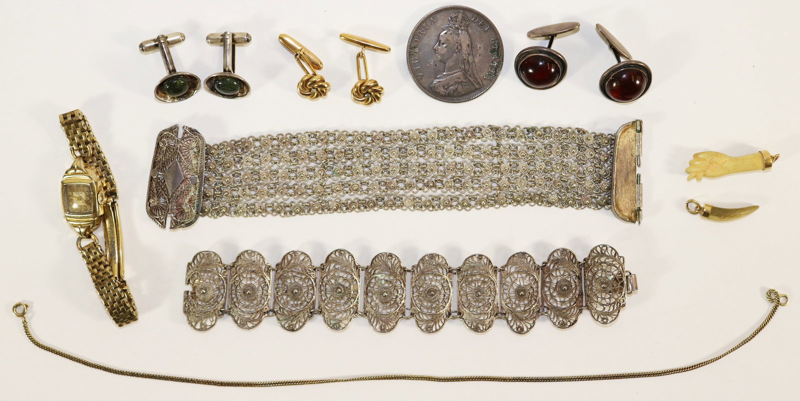 VINTAGE SILVER & GOLD JEWELRY COLLECTION (1 of 4)