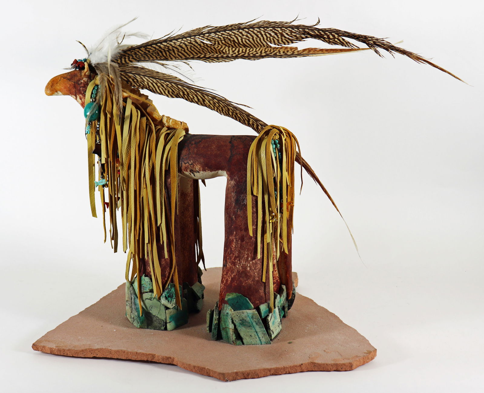 SOUTHWESTERN FETISH STONE HORSE SCULPTURE (1 of 4)