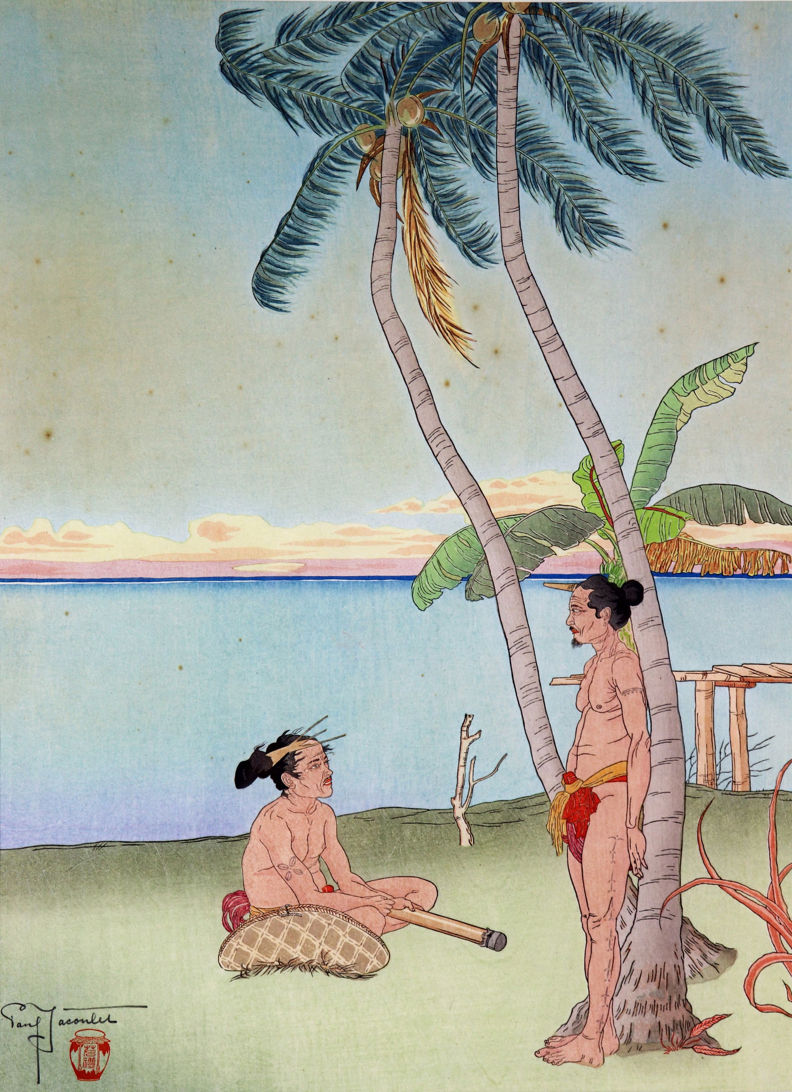 PAUL JACOULET AFTER THE RAIN WOODBLOCK (1 of 4)