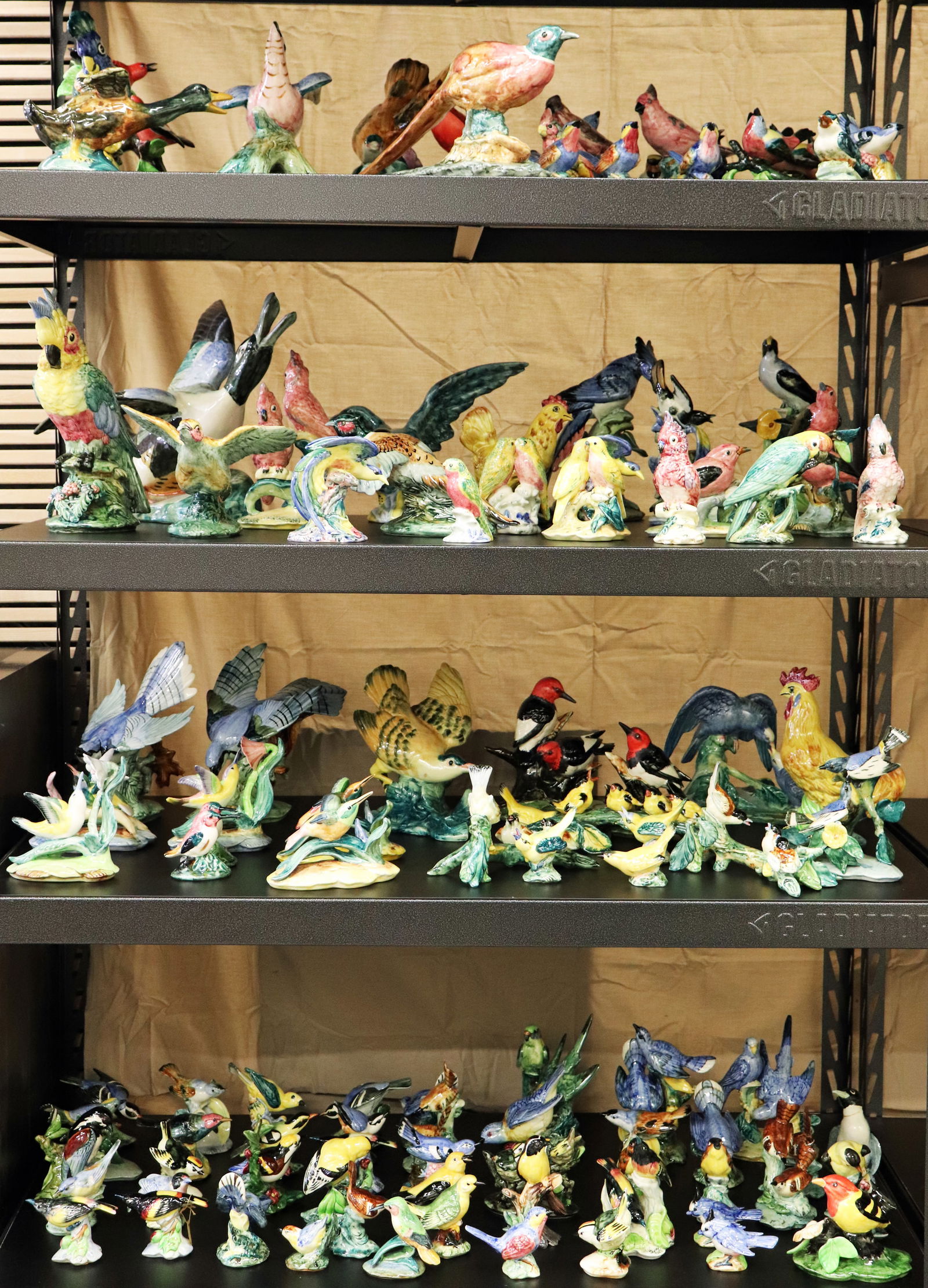 110 PIECE STANGL PORCELAIN BIRD COLLECTION (1 of 7)