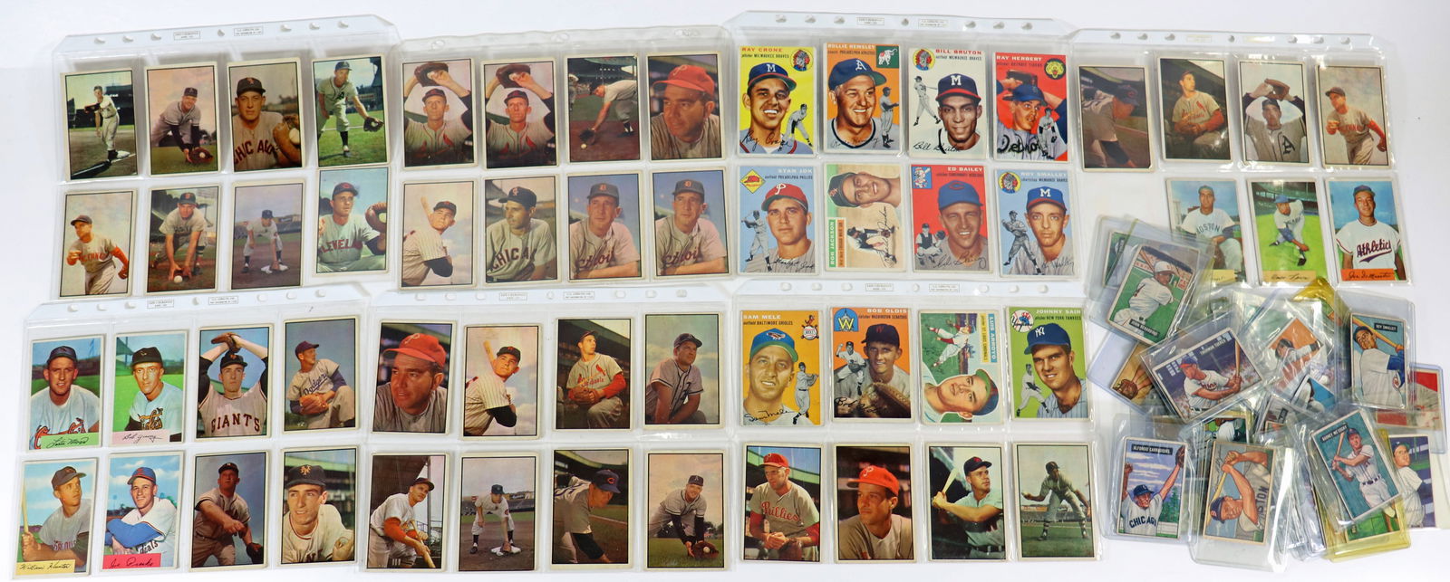 1950's BOWMAN & TOPPS BASEBALL CARDS (1 of 9)