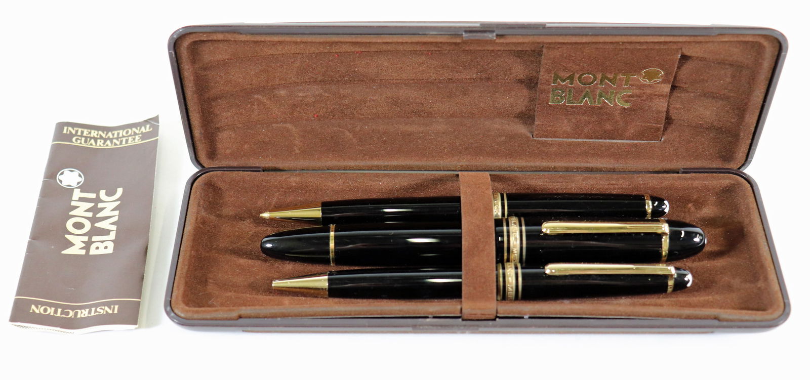 MONTBLANC MEISTERSTUCK FOUNTAIN BALL POINT SET (1 of 2)