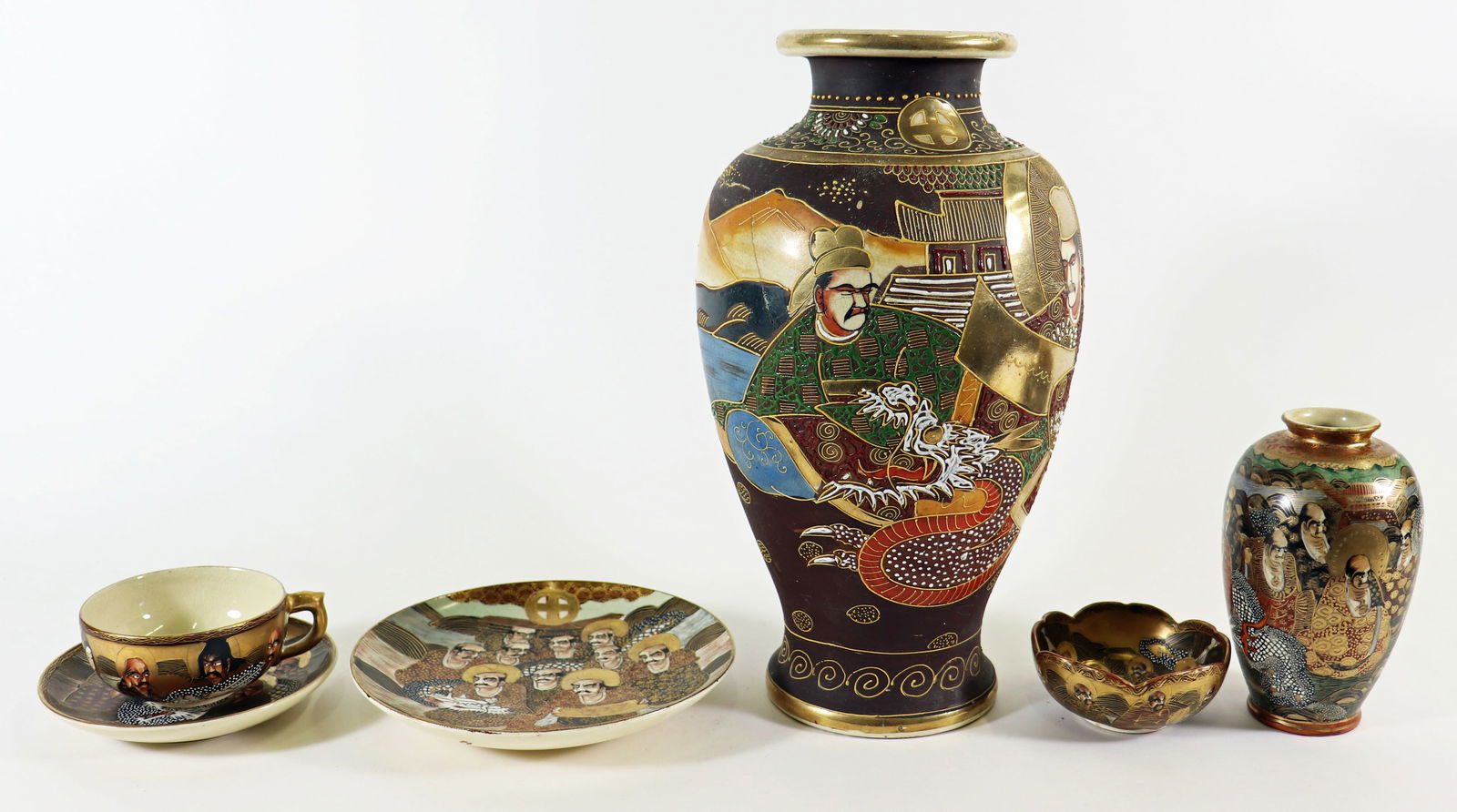 JAPANESE SATSUMA 1000 FACES COLLECTION (1 of 4)