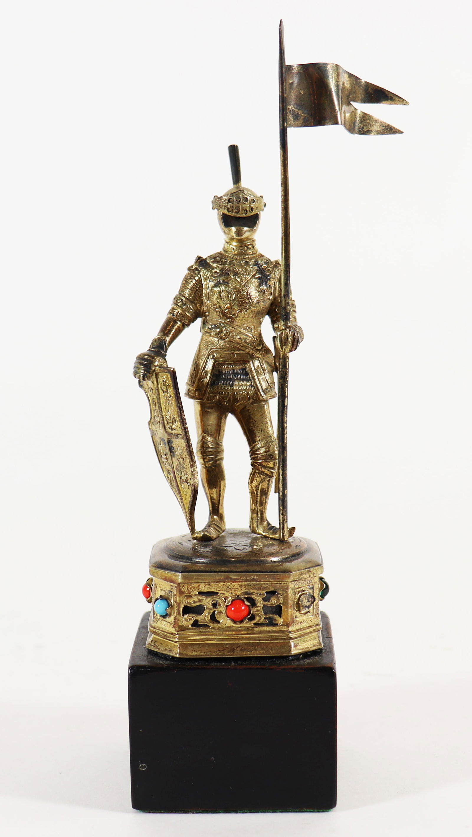 STERLING SILVER KNIGHT FIGURINE - GERMANY (1 of 4)