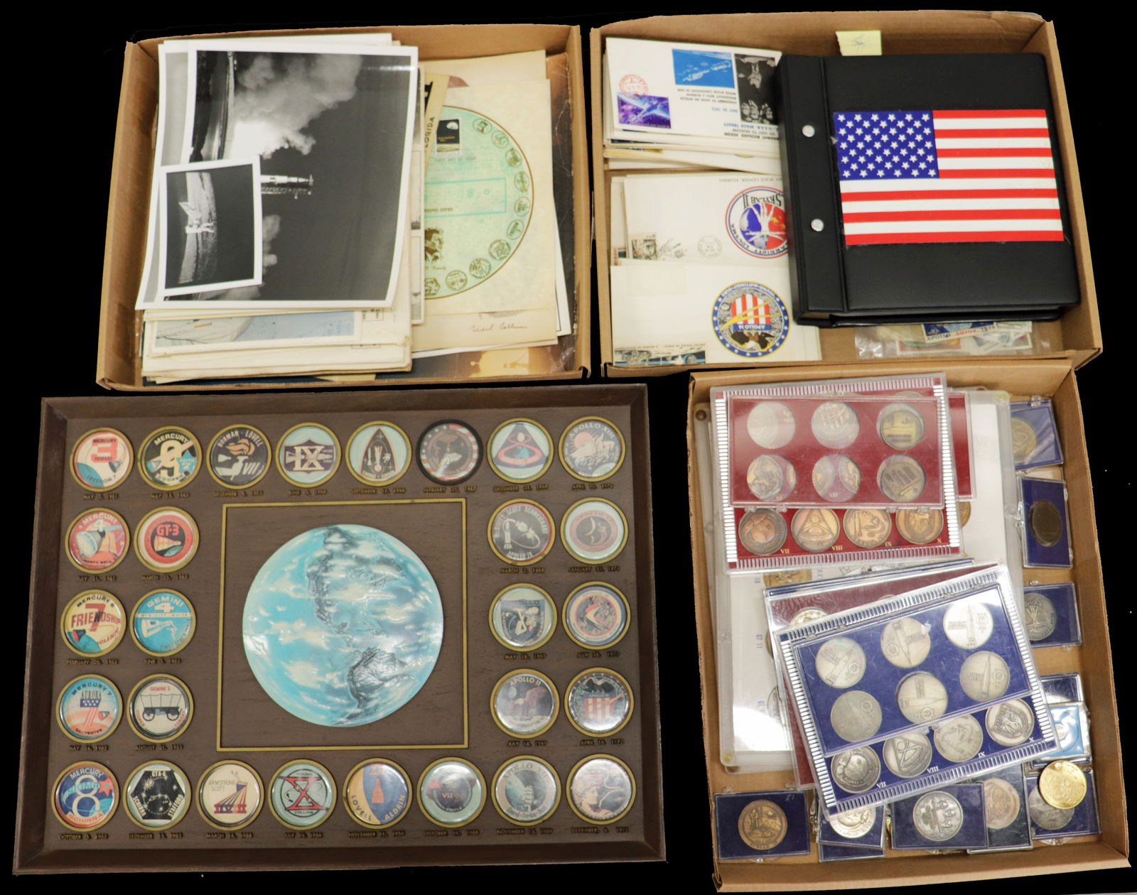 LARGE VINTAGE NASA SPACE MISSION COLLECTION (1 of 8)