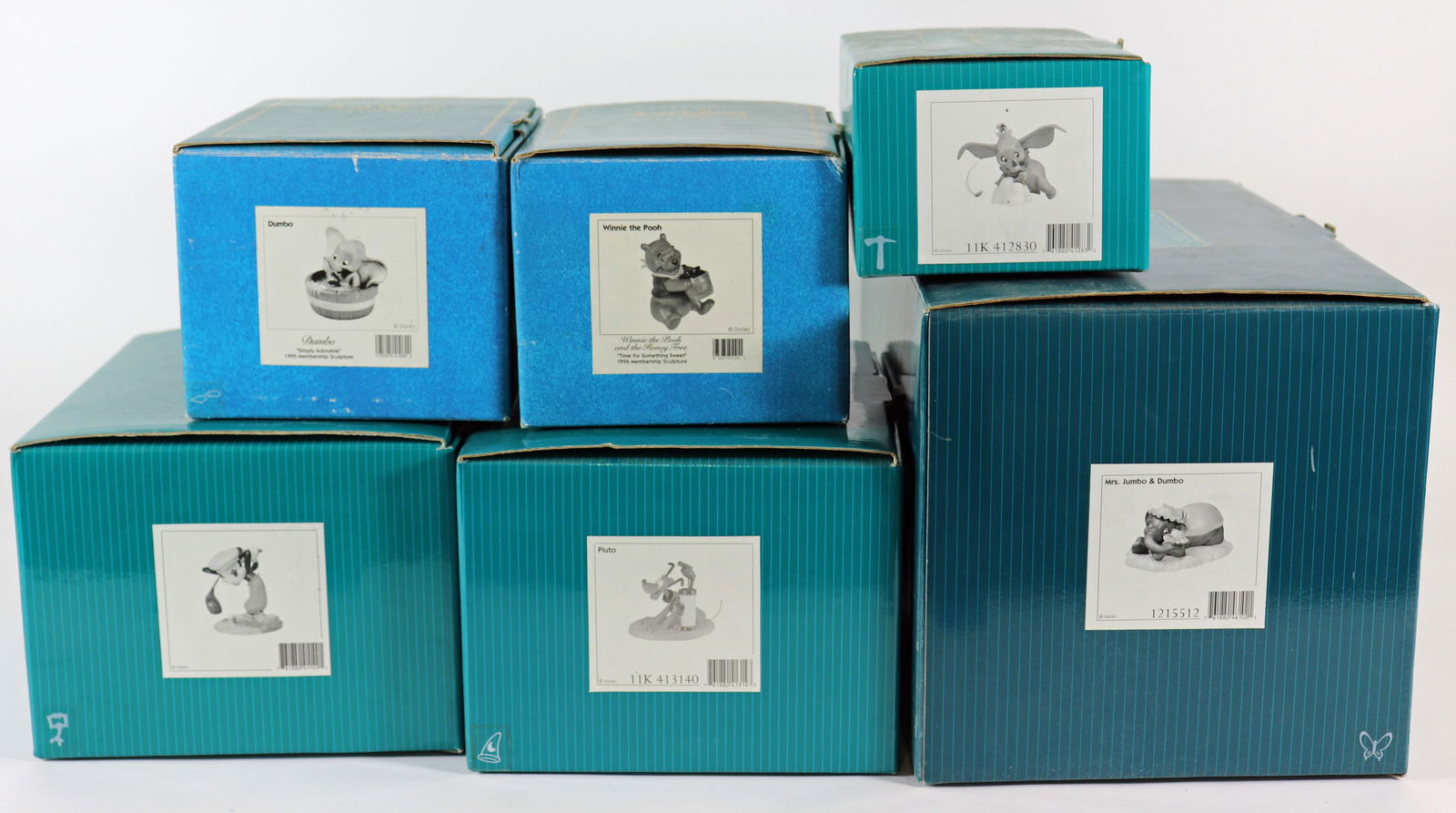 (6) WALT DISNEY MICKEY MOUSE, PLUTO, DUMBO, WINNIE (1 of 1)