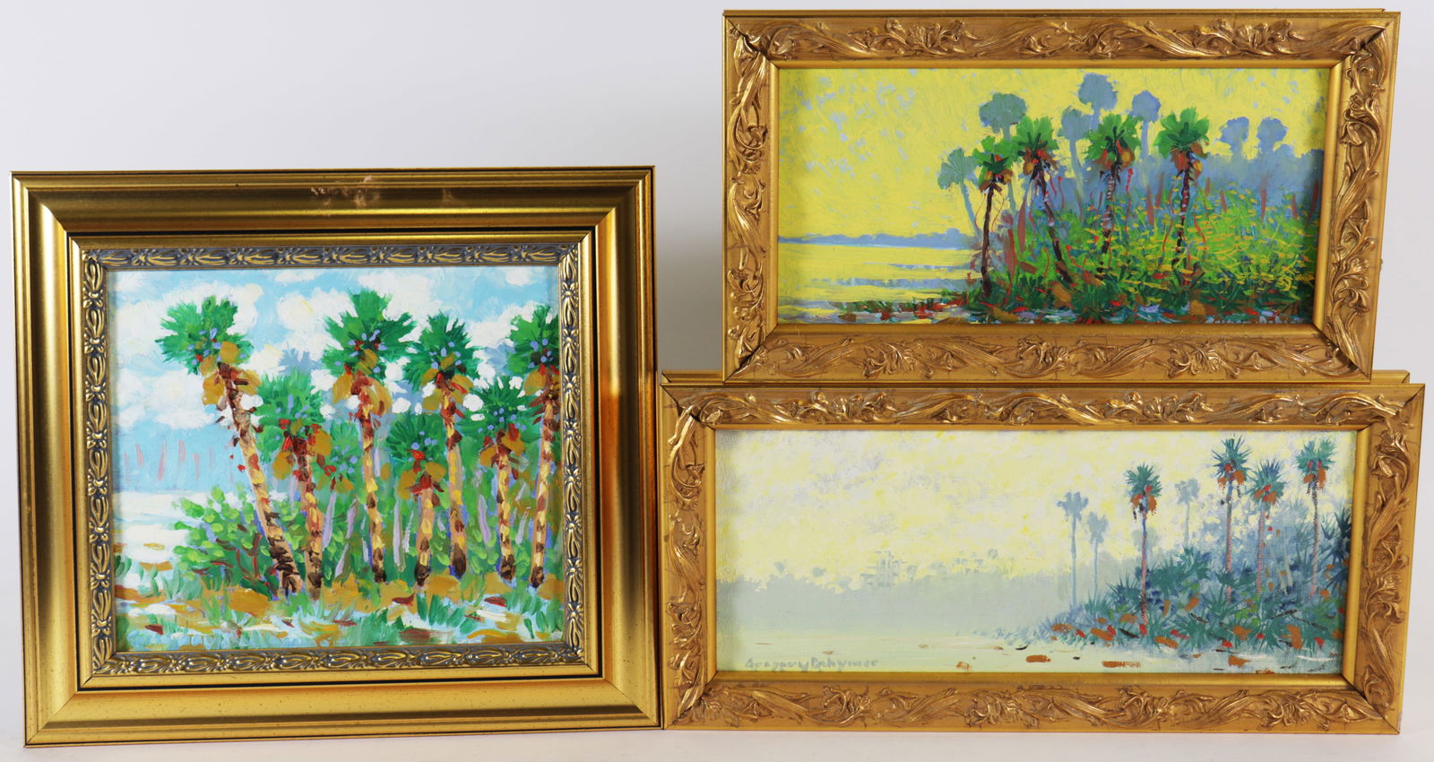 (3) GREGORY BEHYMER FLORIDA PAINTINGS (1 of 4)