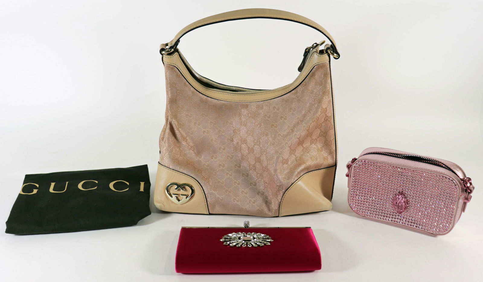 (3) DESIGNER HANDBAGS - GUCCI - GEIGER- MISCHKA (1 of 4)