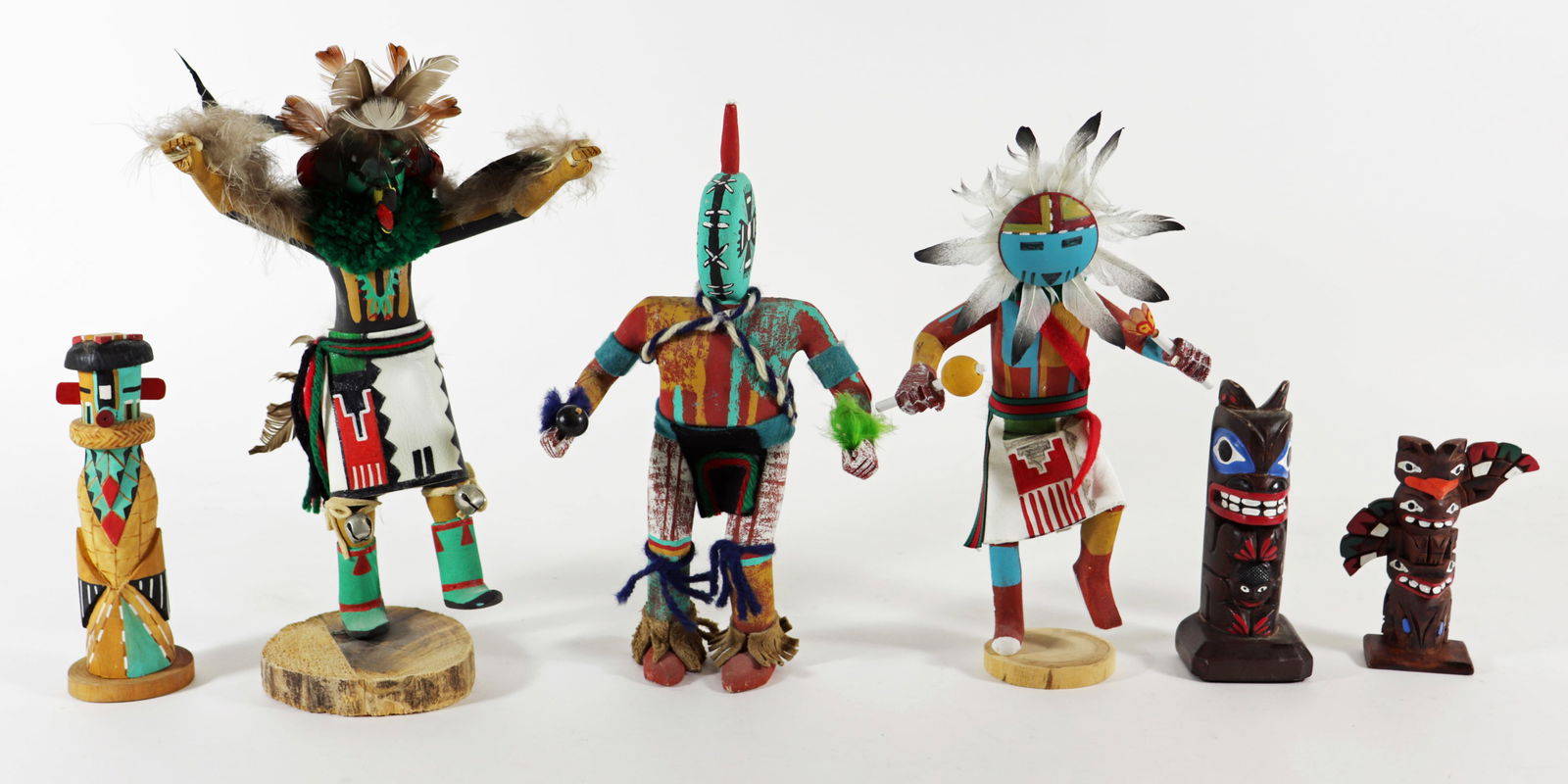 NATIVE AMERICAN KACHINA DOLLS & TOTEM POLES (1 of 5)