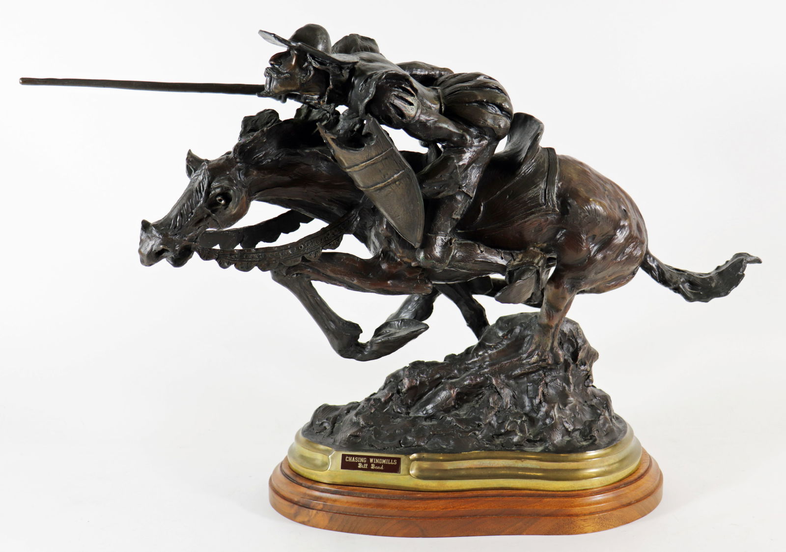 BILL BOND "CHASING WINDMILLS" DON QUIXOTE BRONZE (1 of 5)