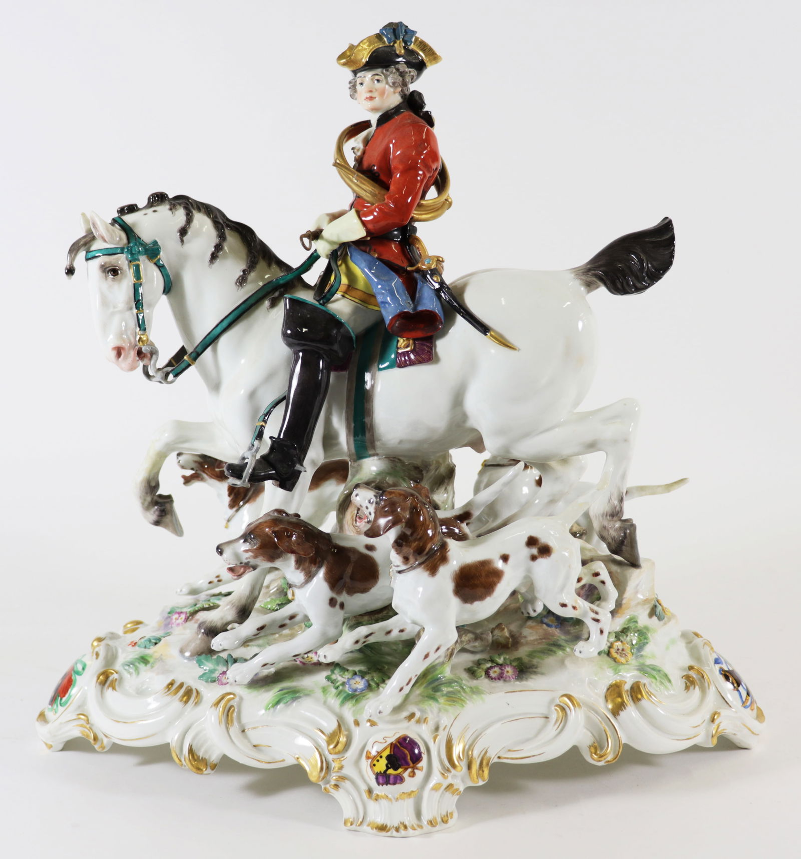 MEISSEN FOX HUNTER FIGURINE (1 of 7)