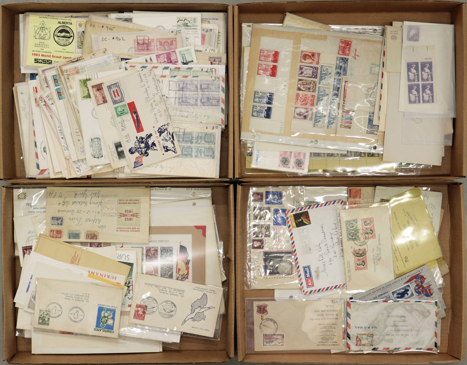 LARGE US & INTERNATIONAL STAMP COLLECTION (1 of 5)