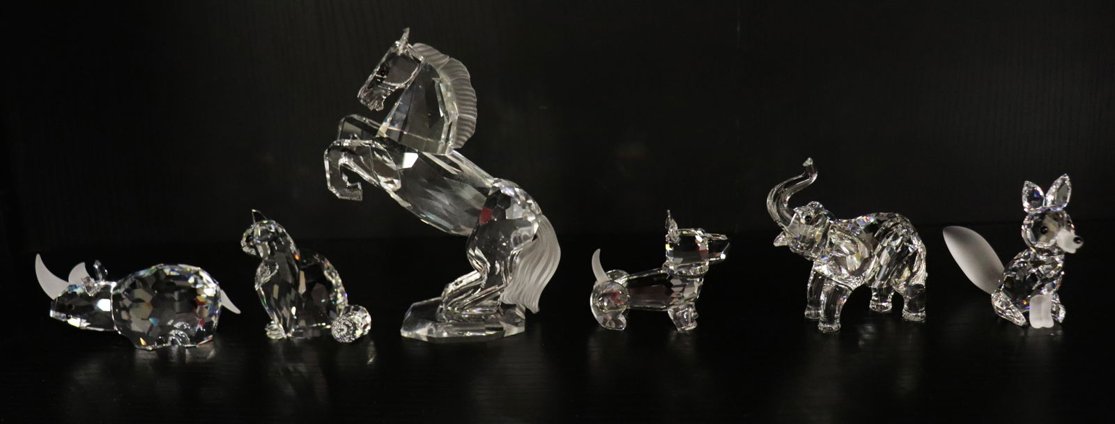 (6) SWAROVSKI CRYSTAL FIGURINES WITH BOXES (1 of 4)