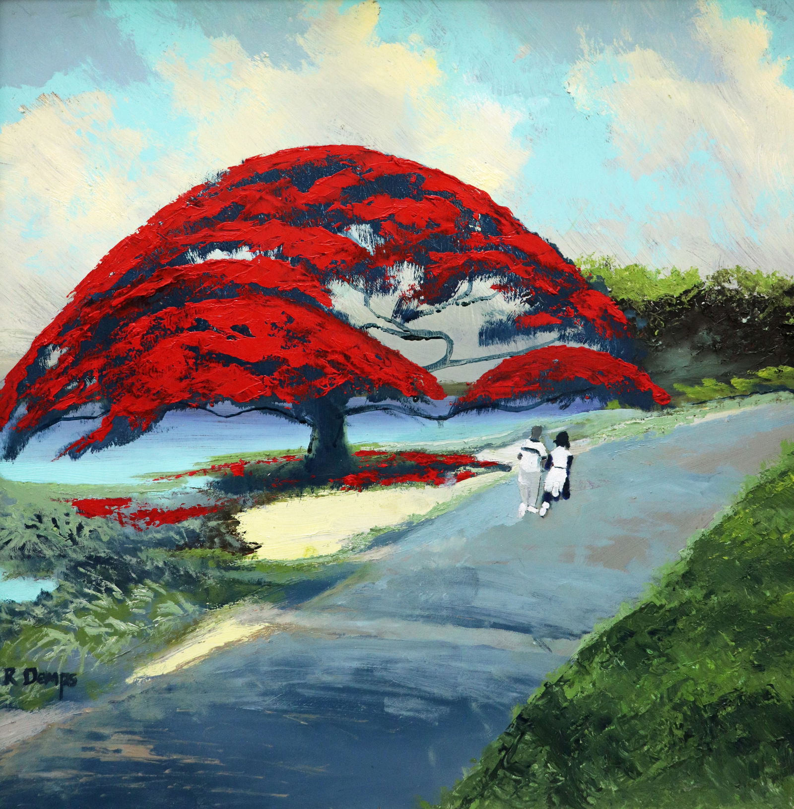 RODNEY DEMPS POINCIANA ROAD HIGHWAYMEN PAINTING (1 of 5)