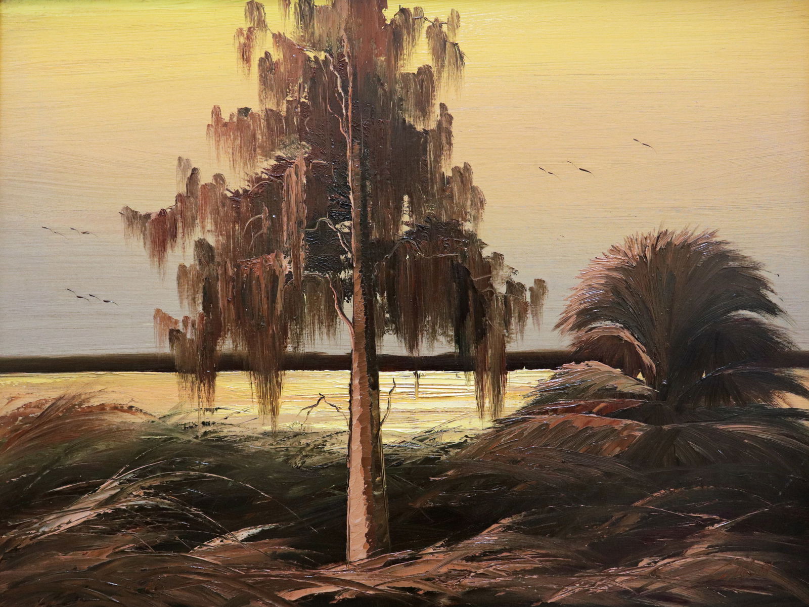 JAMES GIBSON RIVER CYPRESS HIGHWAYMEN PAINTING (1 of 4)