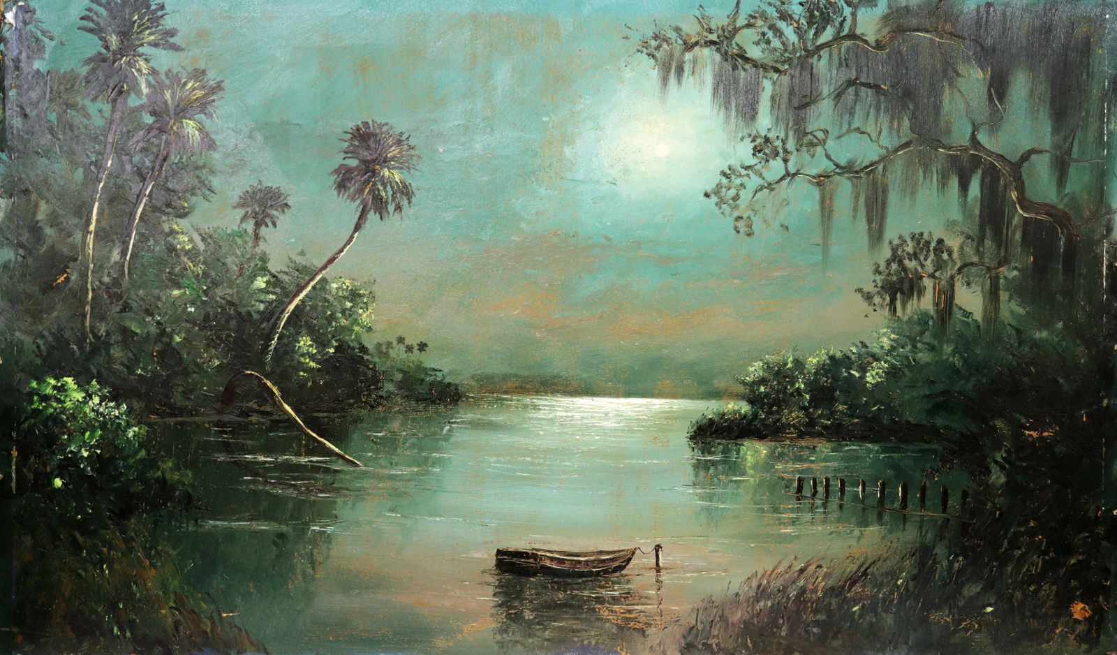 ROY MCLENDON BOAT INLET HIGHWAYMEN PAINTING (1 of 8)