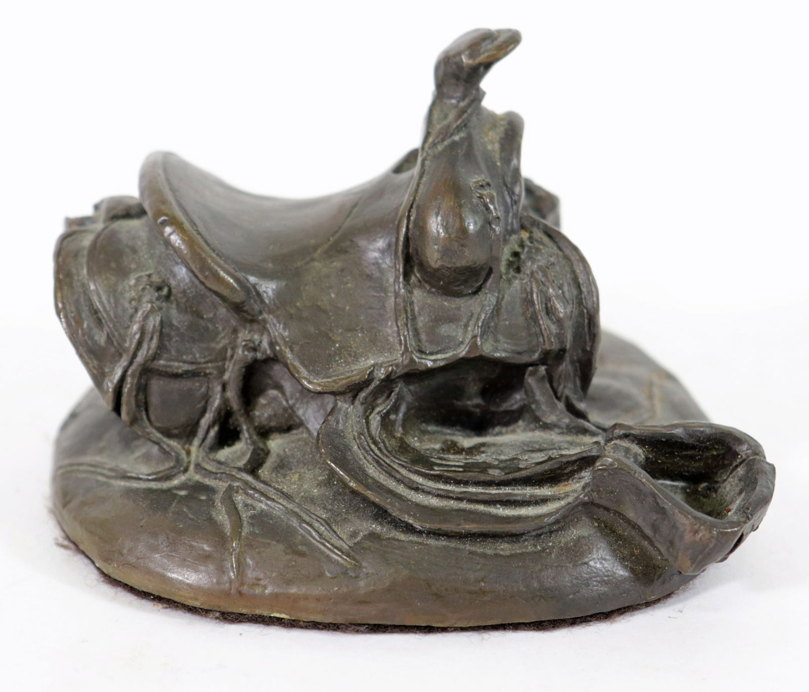 DAN BATES BRONZE SADDLE SCULPTURE (1 of 6)