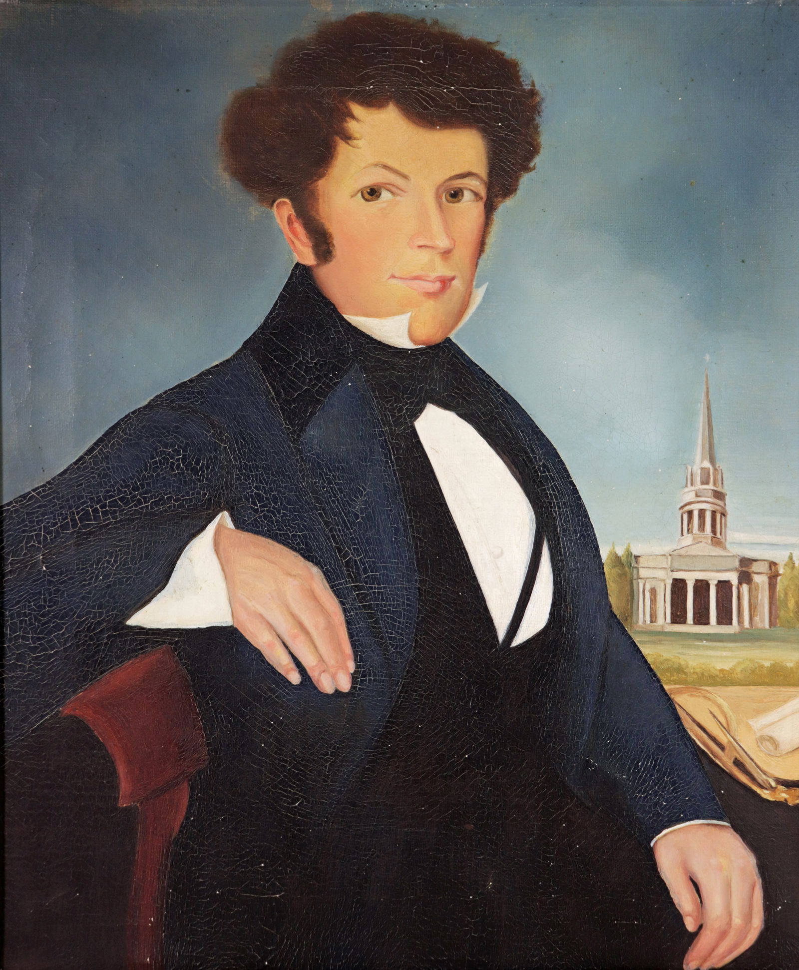 CAPTAIN JAMES JOSIAH PORTRAIT OF A GENTLEMAN O/C (1 of 6)