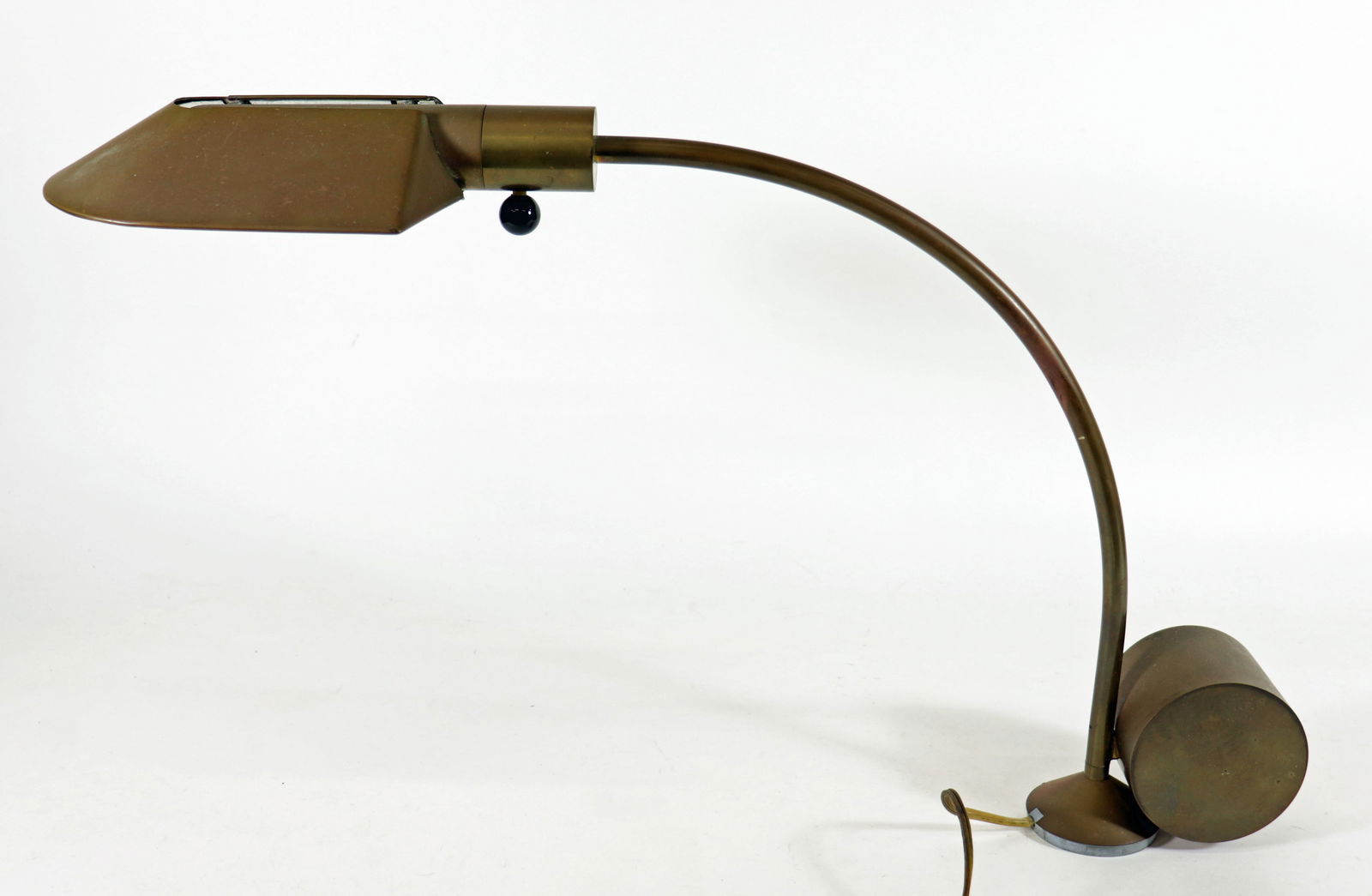 CEDRIC HARTMAN BRONZE SWIVEL TABLE LAMP (1 of 5)