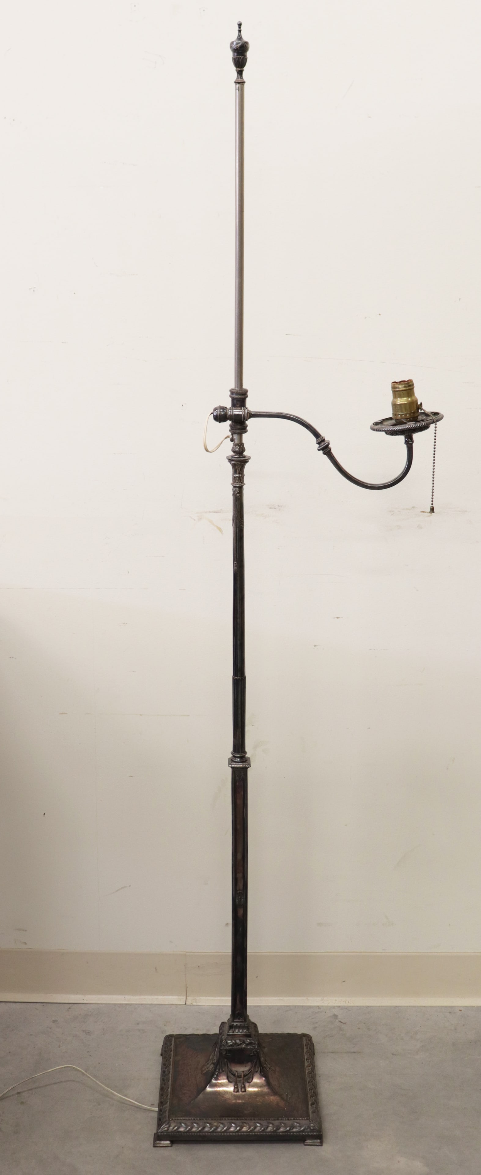 CALDWELL SILVER FLOOR LAMP (1 of 3)