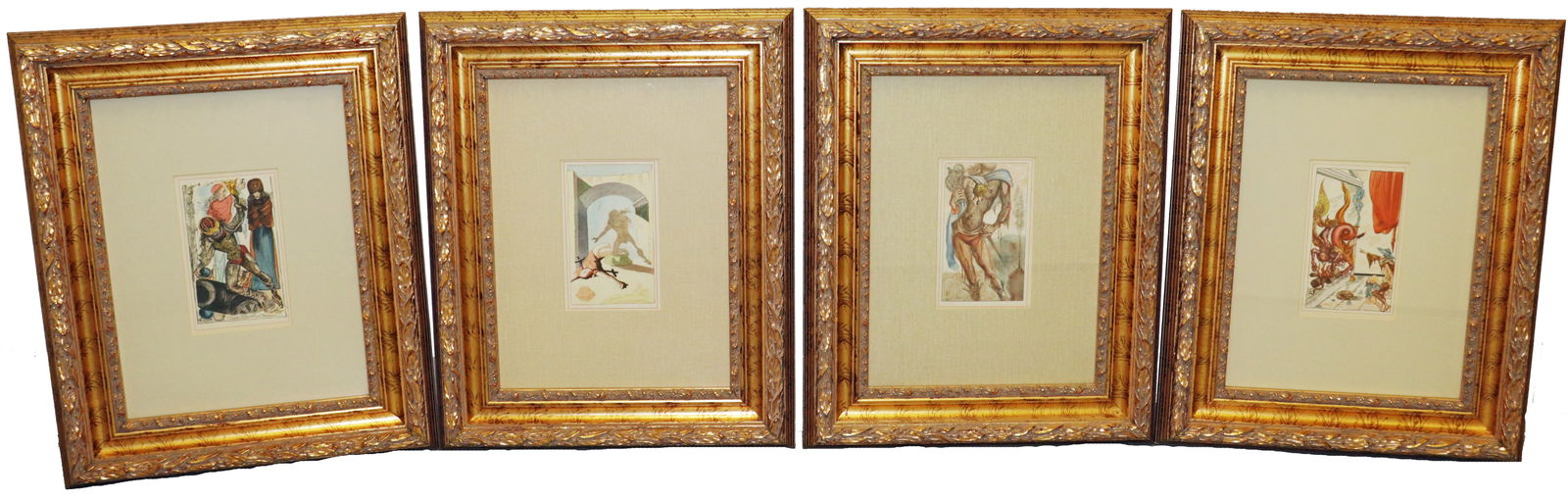 (4) SALVADOR DALI FRAMED LITHOGRAPHS (1 of 4)