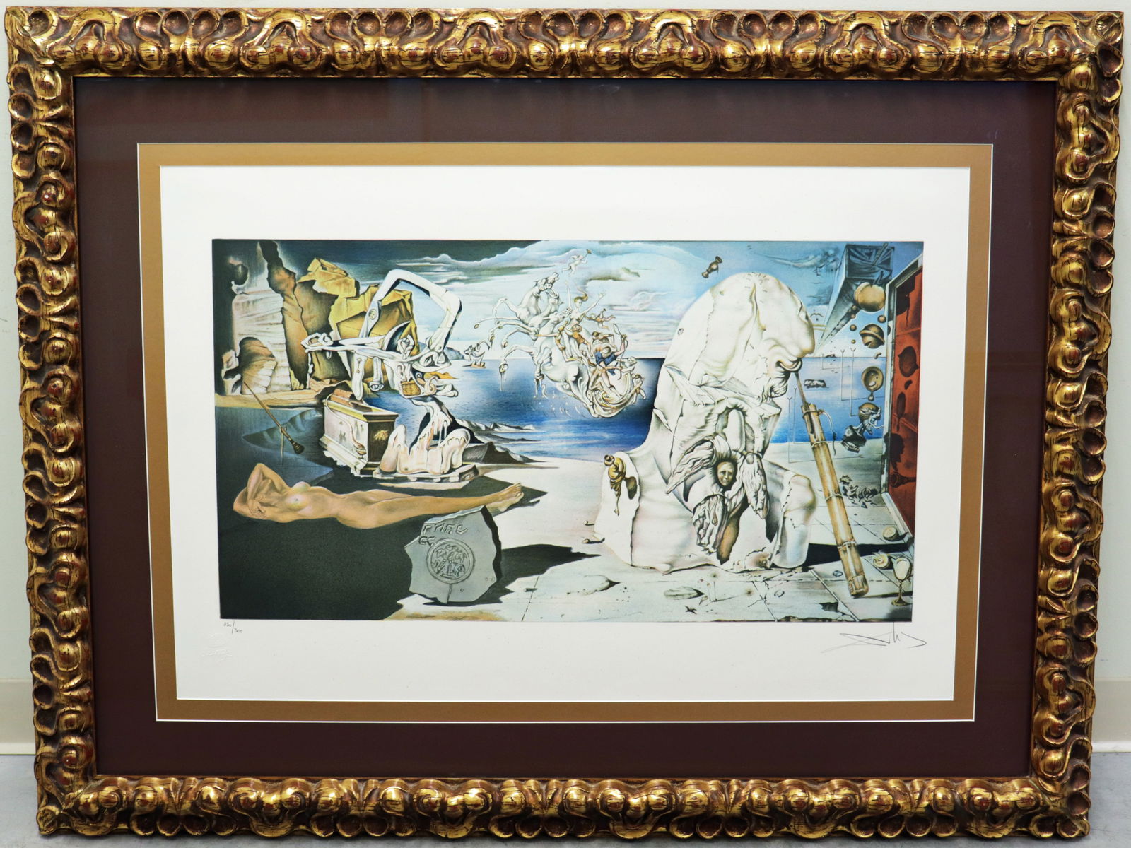 SALVADOR DALI "APOTHEOSIS OF HOMER" LITHOGRAPH (1 of 4)