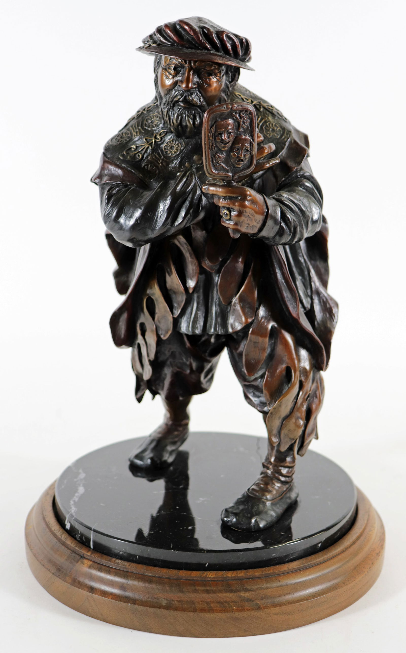 DEE CLEMENTS BRONZE SCULPURE - "THE ACTOR" (1 of 6)
