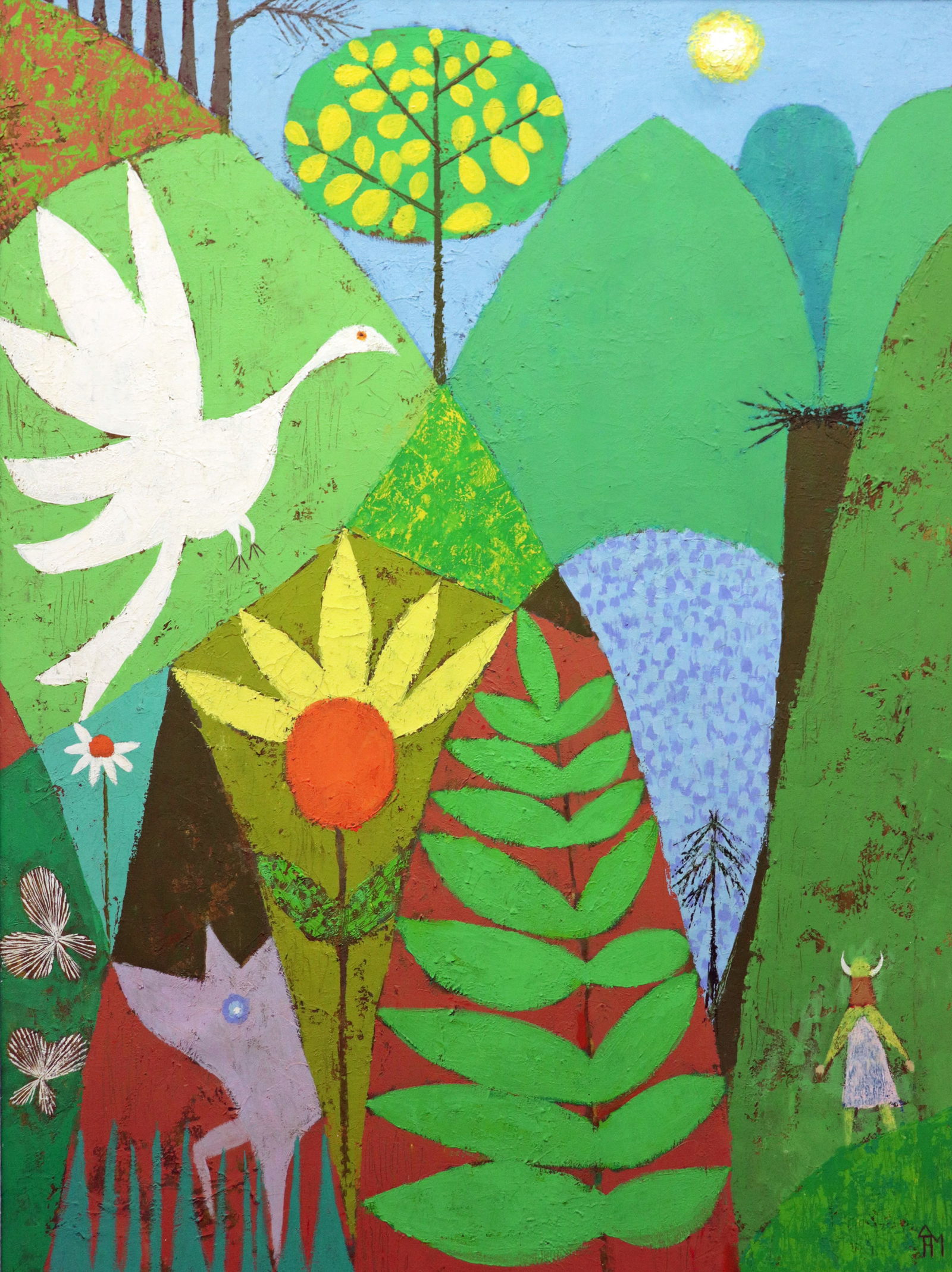 HUGH MCKELLAR "LOON LAKE" PAINTING (1 of 7)