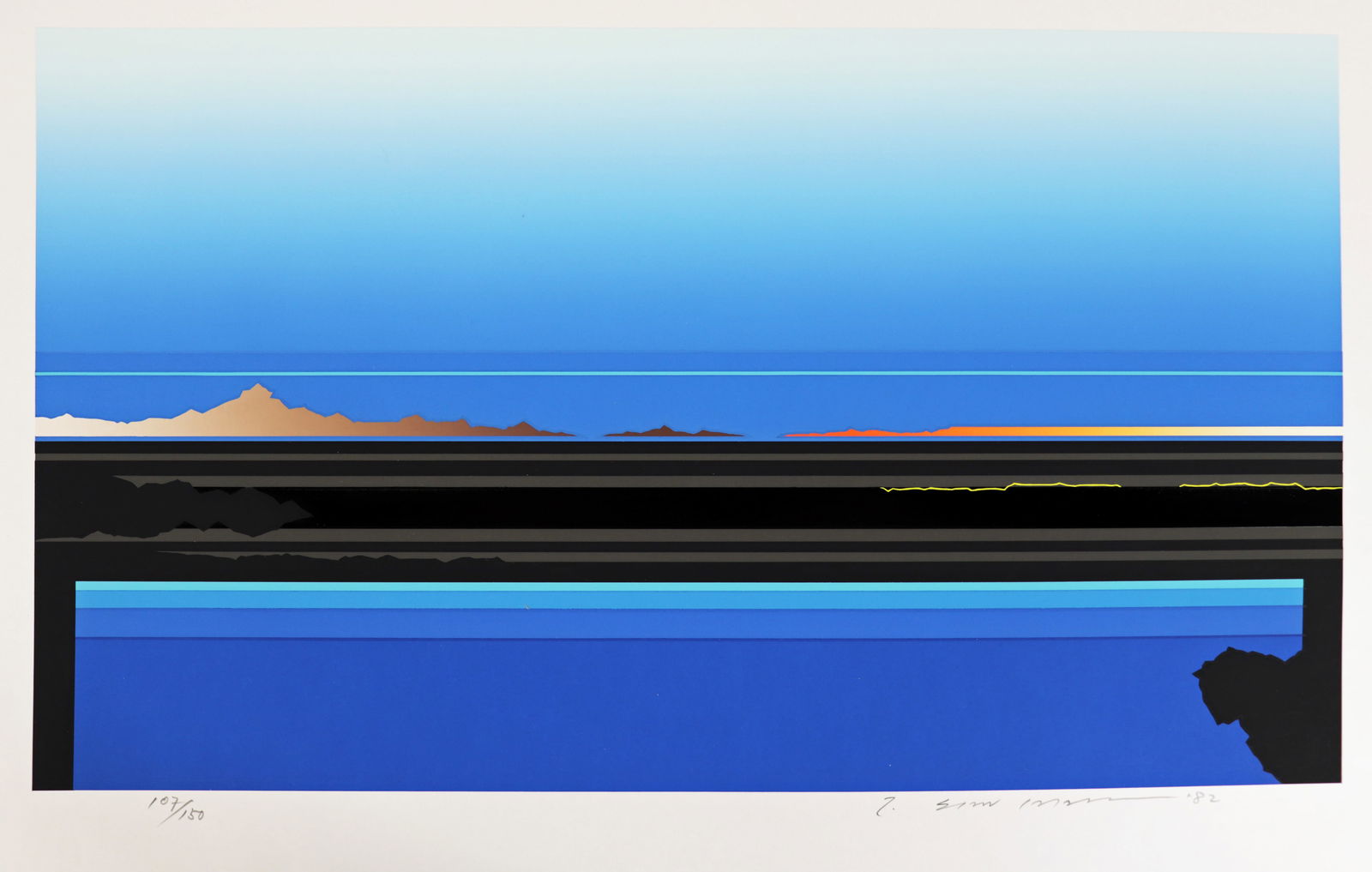 シルクスクリーン Tetsuro Sawada シルクスクリーン Tetsuro