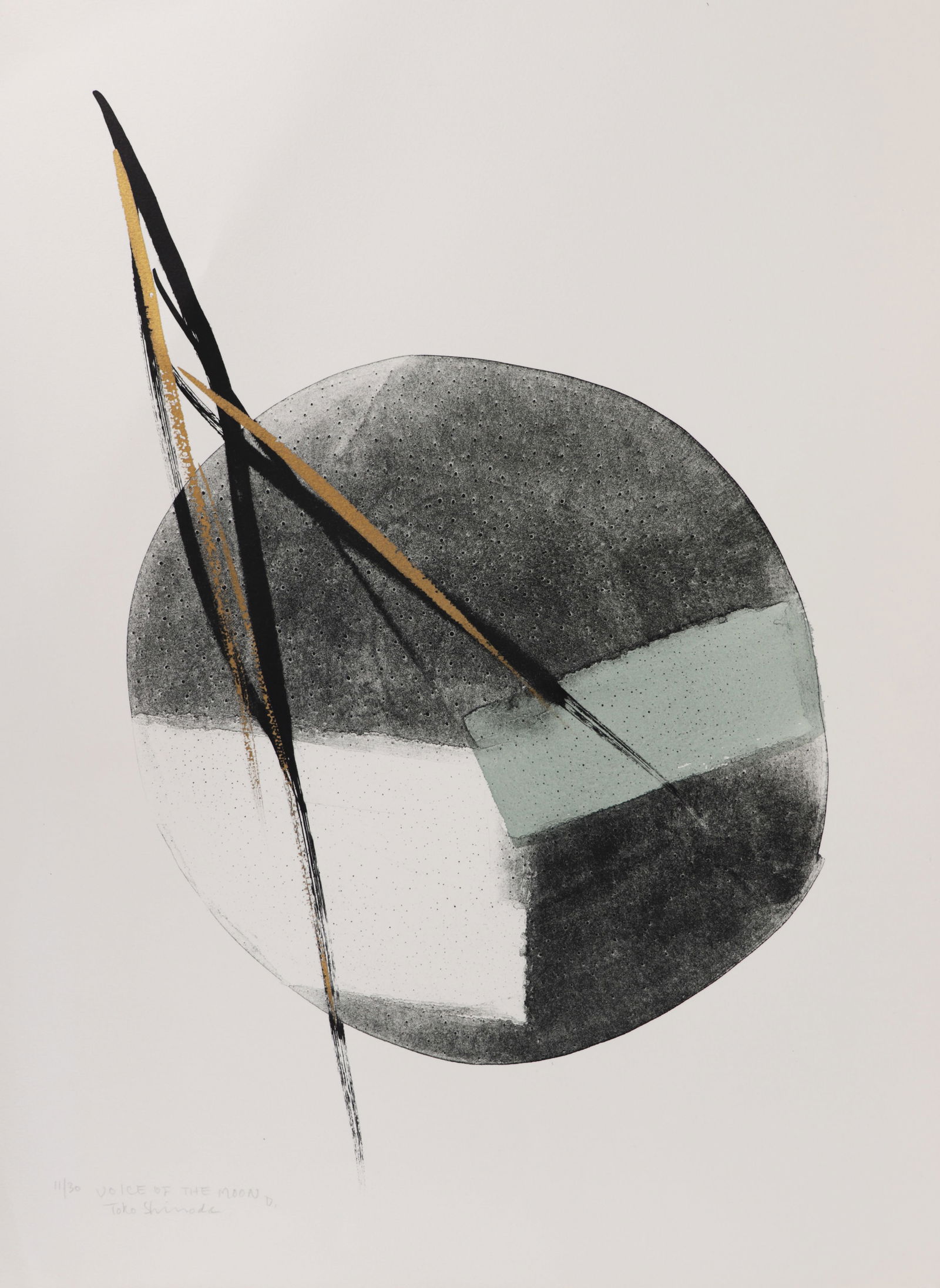 TOKO SHINODA VOICE OF THE MOON LITHOGRAPH (1 of 3)