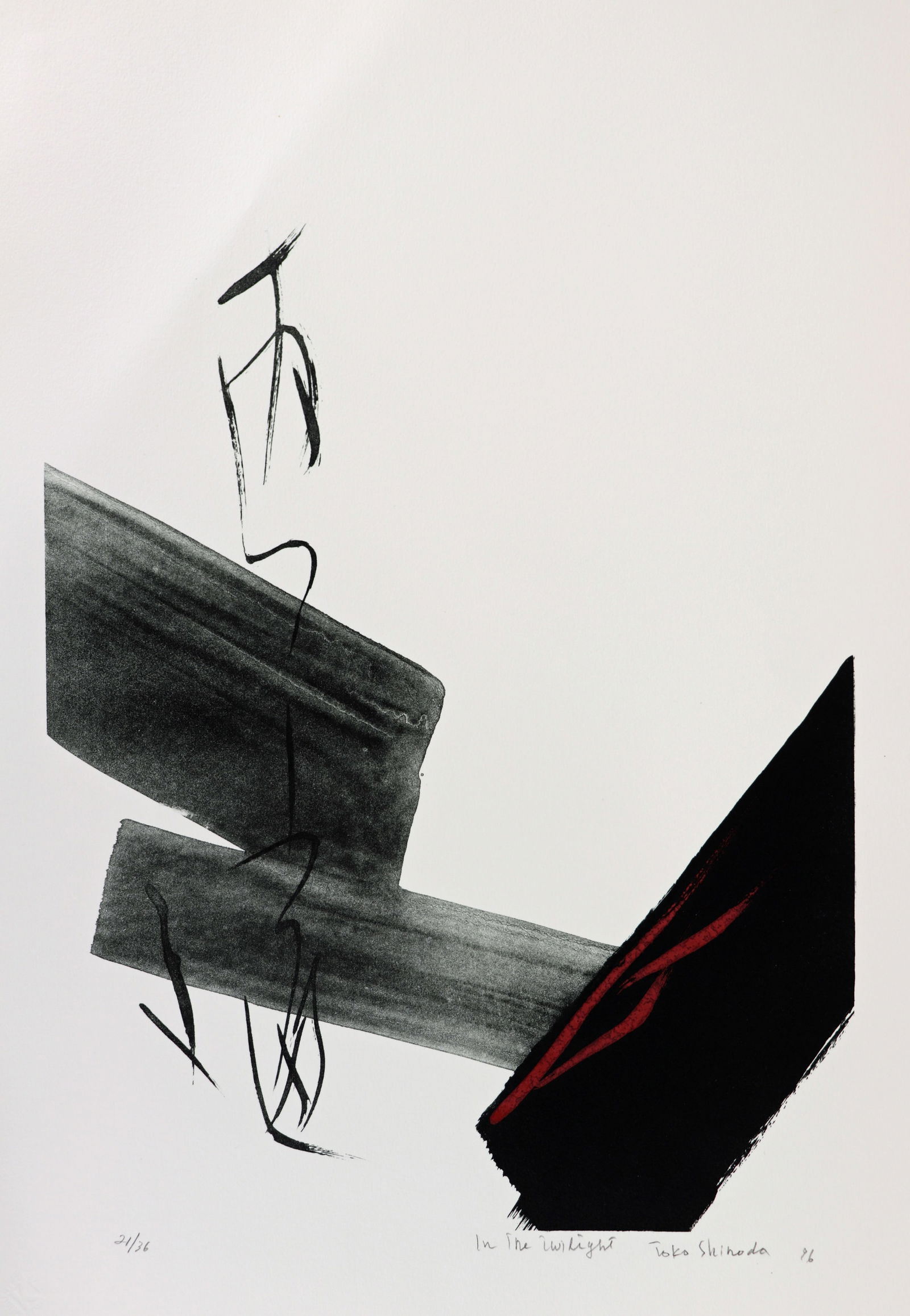 TOKO SHINODA IN THE TWILIGHT LITHOGRAPH (1 of 3)