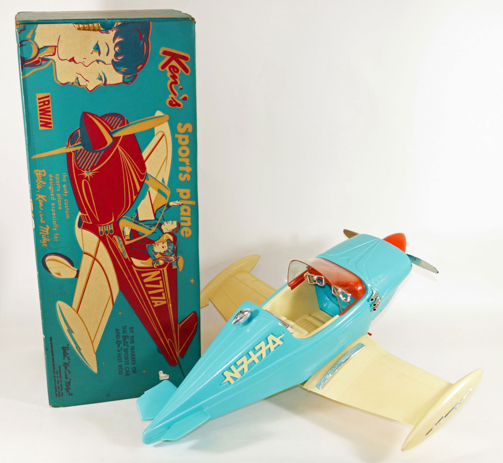KEN AND BARBIE N717A SPORT PLANE BY IRWIN 1964 (1 of 6)
