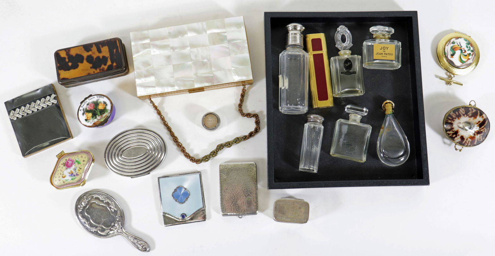 LADIES VINTAGE & ANTIQUE BOXES, PERFUME BOTTLES (1 of 4)