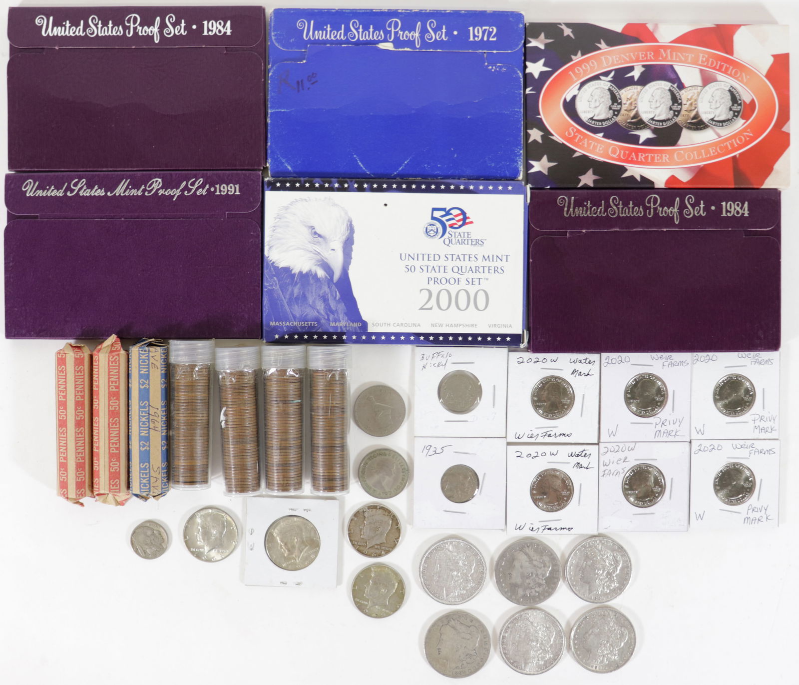 (6) SILVER DOLLARS, PROOF SETS, & MORE U.S. COINS (1 of 2)