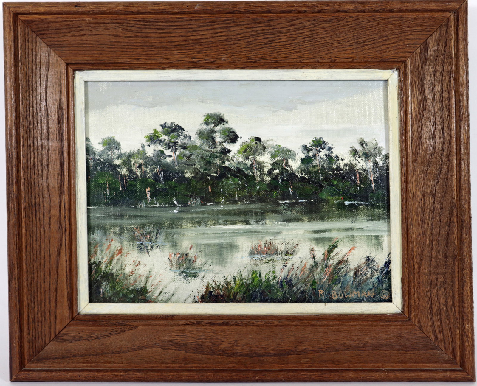RUTH BOWMAN "STUDY IN GRAYS" FLORIDA PAINTING (1 of 5)