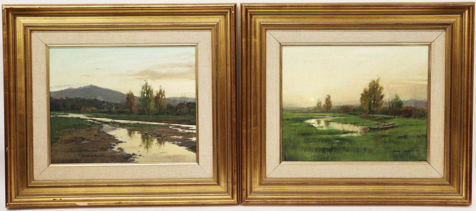 (2) BENITO SANCHEZ 1988 LANDSCAPE PAINTINGS (1 of 7)