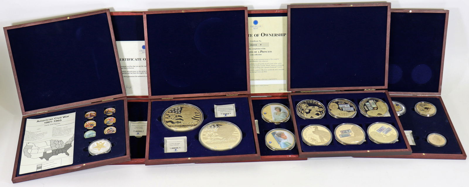 (6) AMERICAN MINT COMMEMORATIVE COIN SETS (1 of 4)