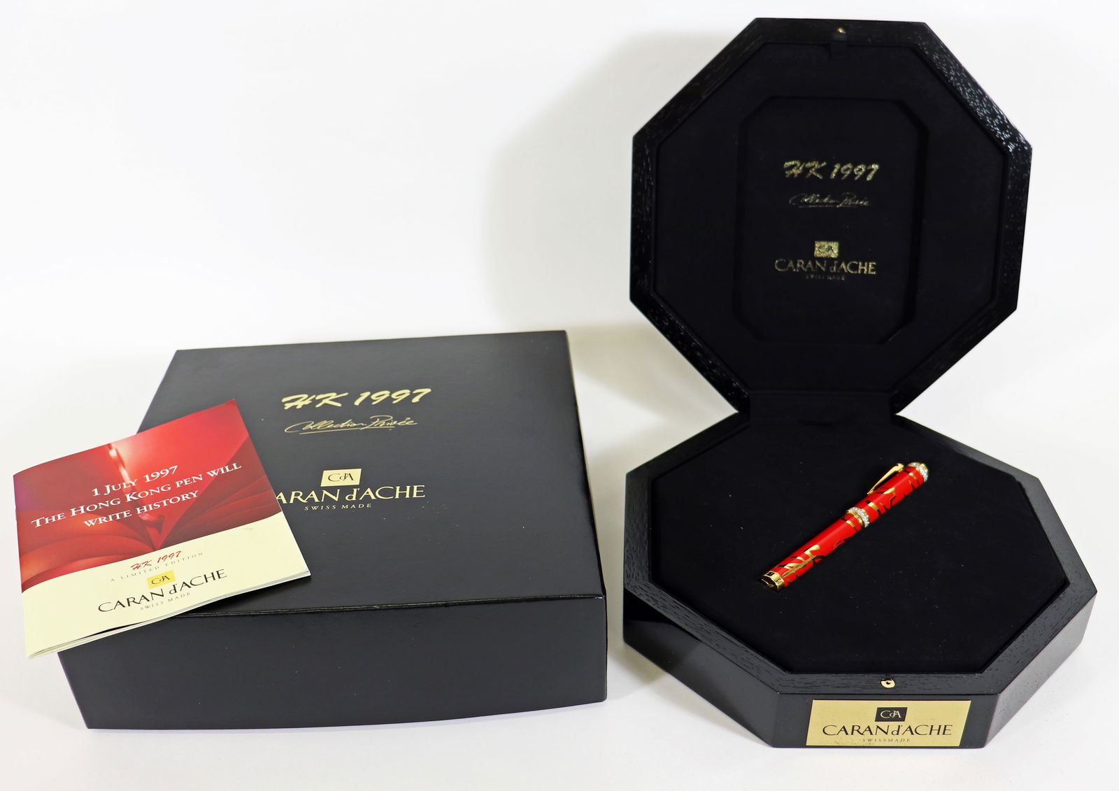 CARAN D' ACHE FOUNTAIN PEN HONG KONG 1997 W/ BOX (1 of 6)