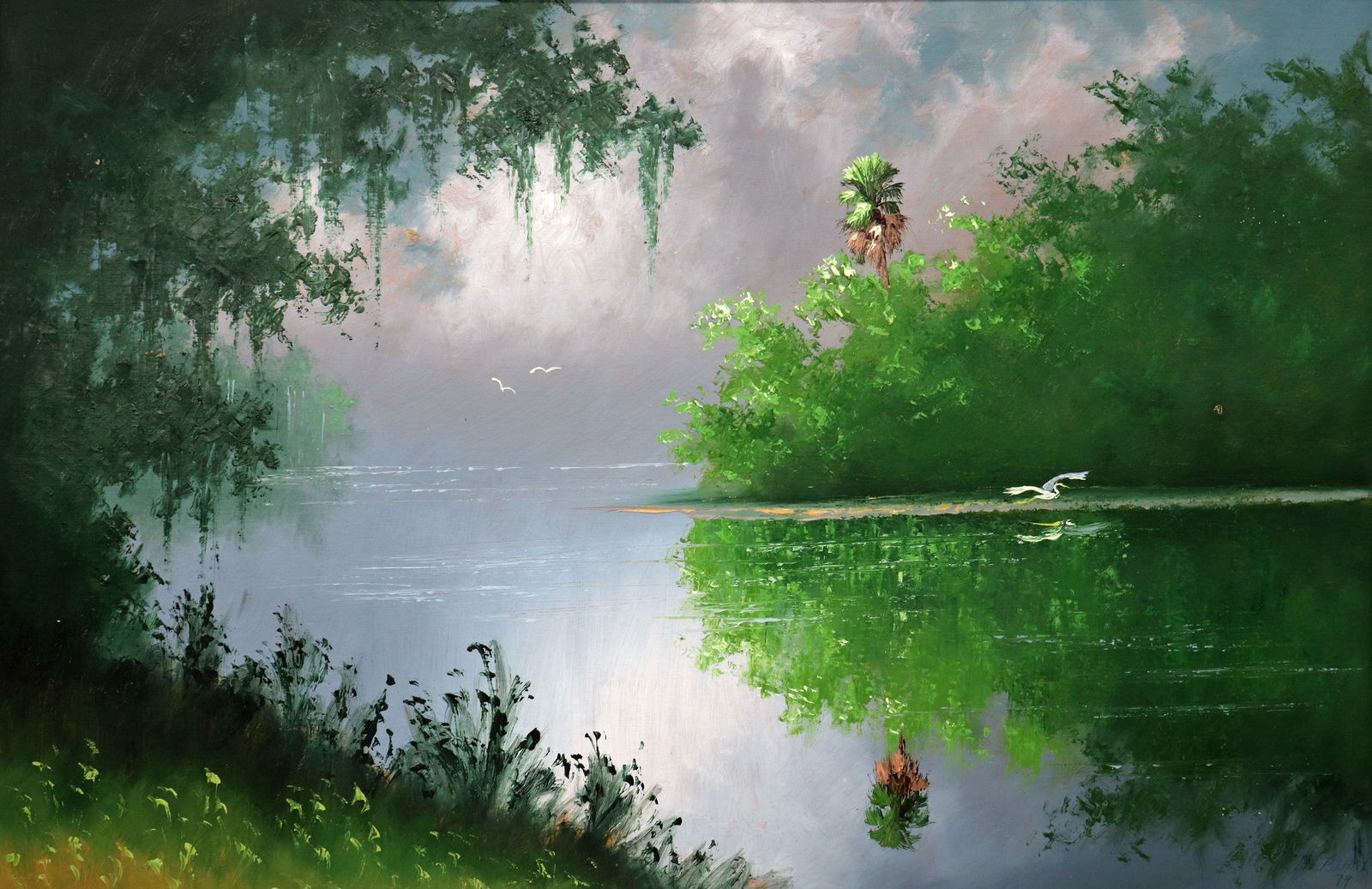 LIVINGSTON ROBERTS RIVER INLET HIGHWAYMEN PAINTING (1 of 5)