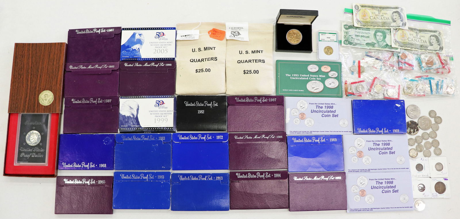 U.S. PROOF SETS & MORE COIN COLLECTION (1 of 5)