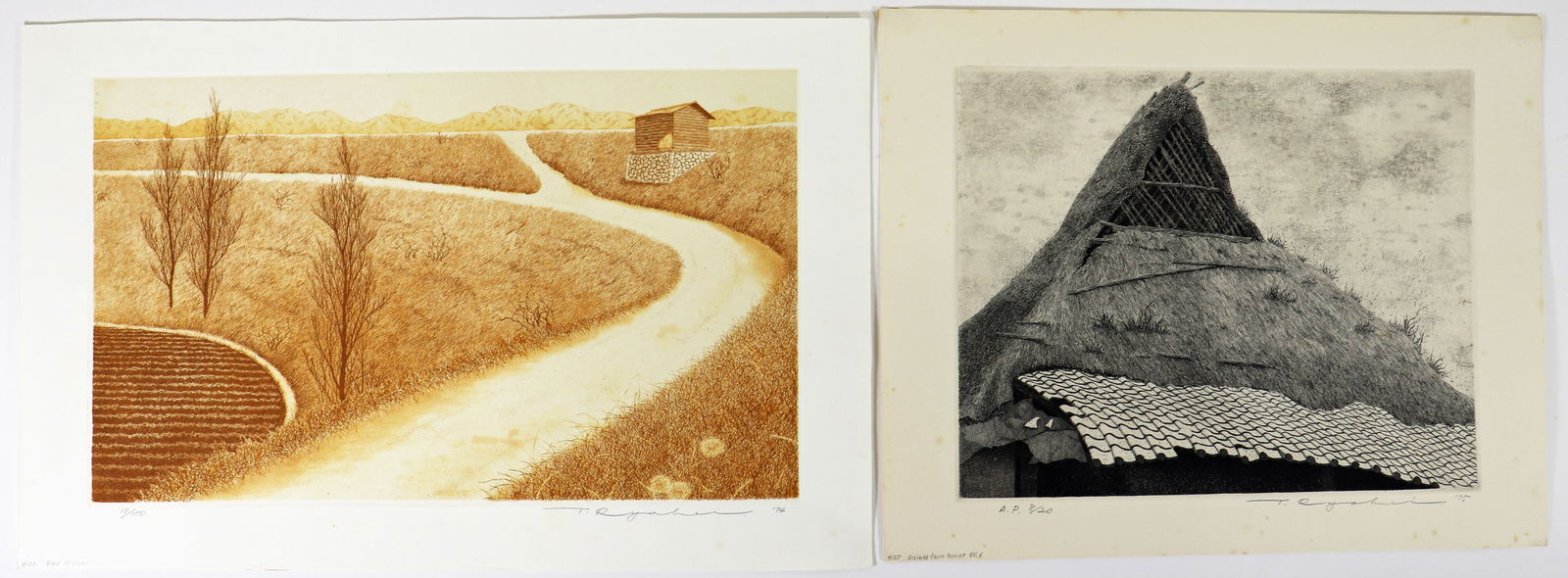 (2) TANAKA RYOHEI HOUSE AND RIVER ROAD ETCHINGS (1 of 7)