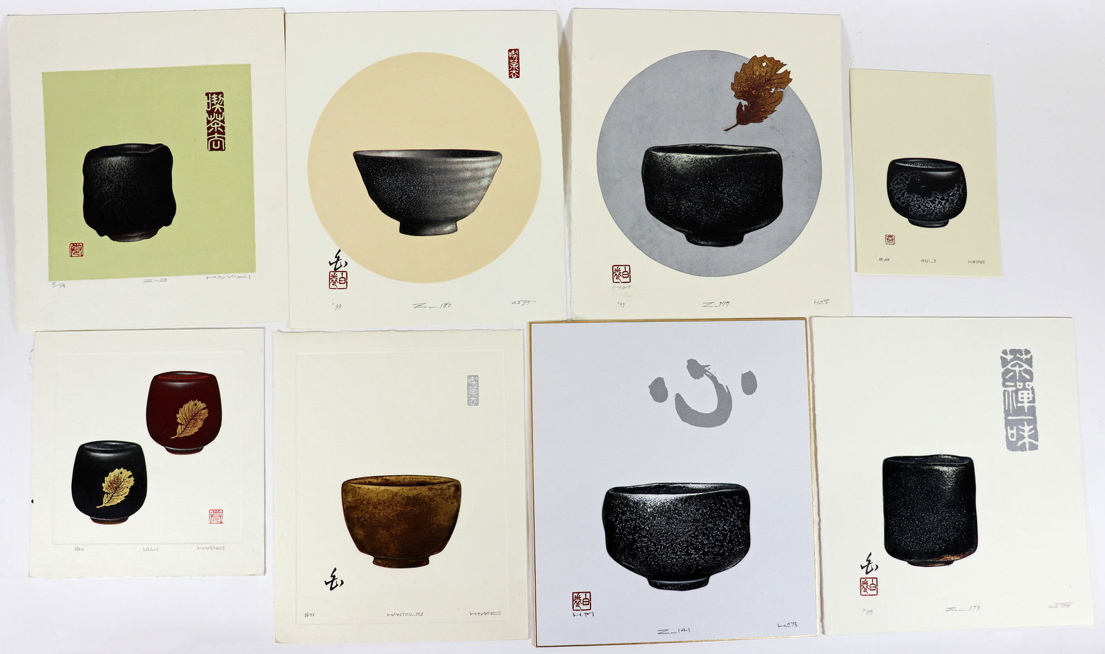 (8) HAKU MAKI JAPANESE WOODBLOCK PRINTS (1 of 4)