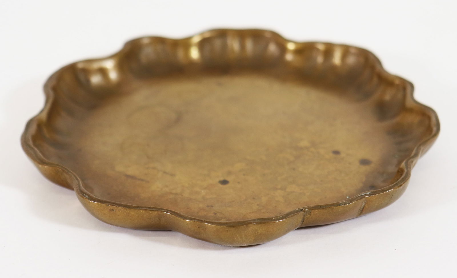 ANTIQUE TIFFANY STUDIOS NY 1735 BRONZE NUT BOWL (1 of 3)