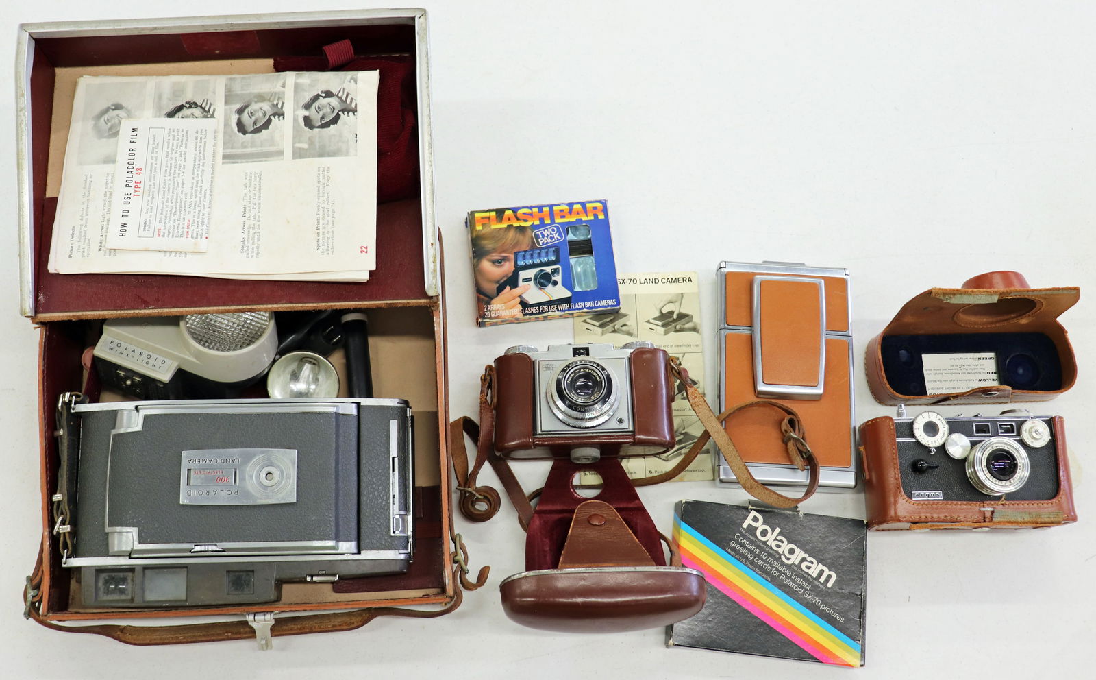 VINTAGE CAMERAS - POLAROID LAND - ARGUS - ZEISS (1 of 3)