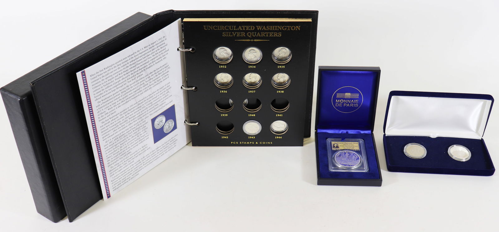 SILVER QUARTERS, WASHINGTON MEDAL, & MORE (1 of 6)